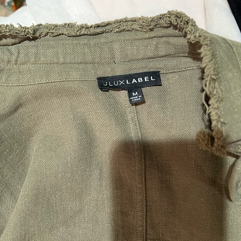 Olive Green Casual Jacket - Picture 6 of 6